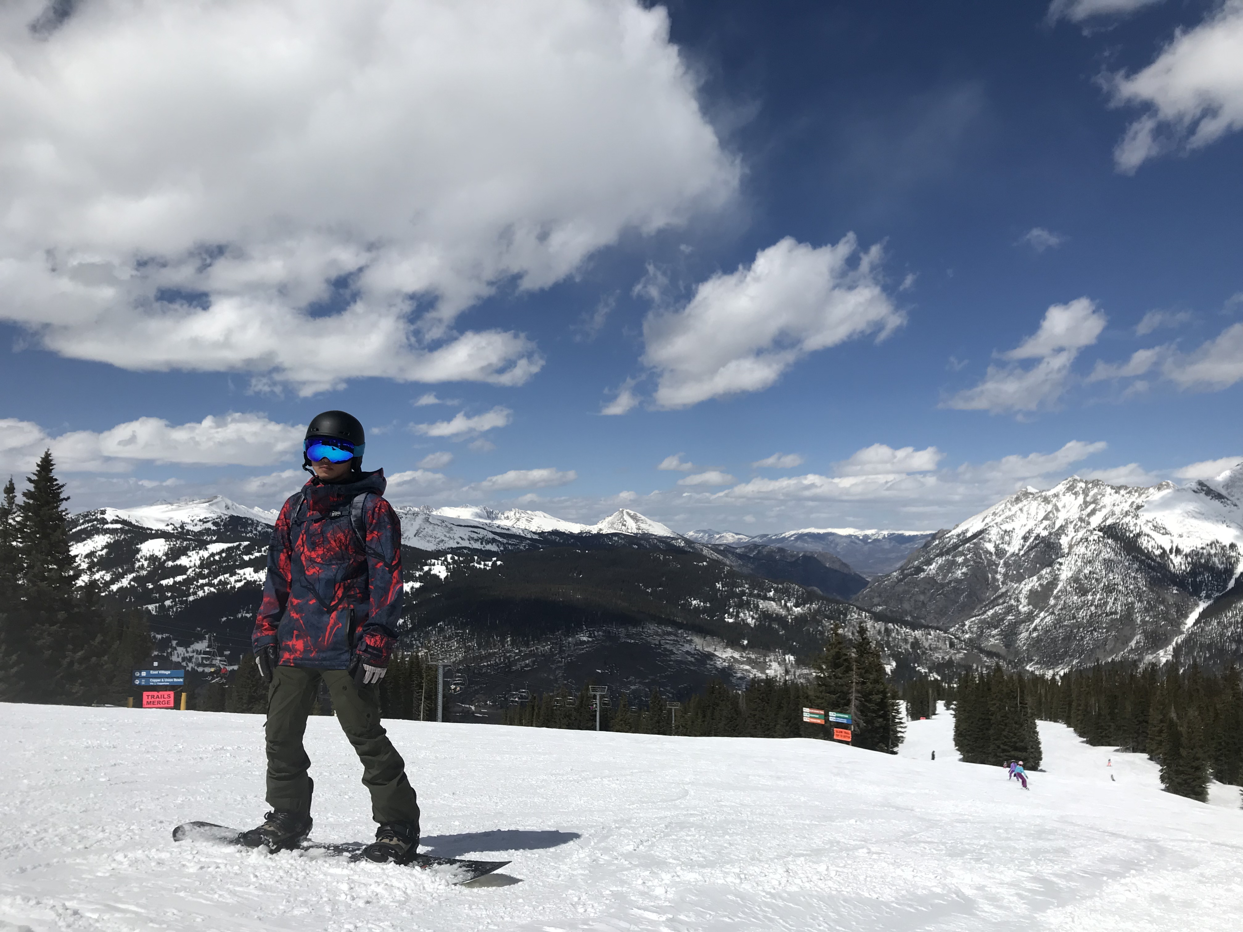 Snowboarding Copper Mountain
